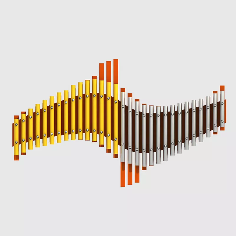 एल्यूमीनियम मिश्र धातु खेल का मैदान हैंडपाइप आउटडोर संगीत वाद्ययंत्र